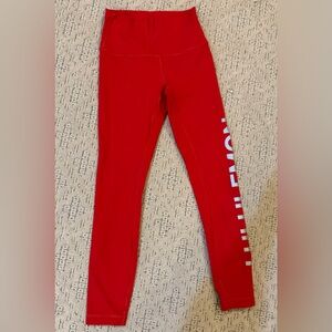 Lululemon Limited Edition 20th Anniversary Wunder Under leggings size 4
